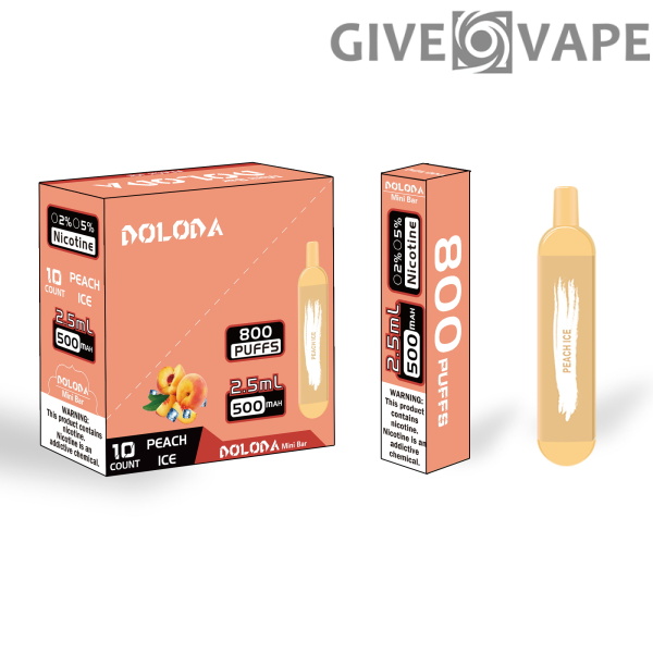 DOLODA Minibar 800 Puffs 2% Nikotin wiederaufladbare Einweg-E-Zigaretten Vape Großhandel – GiveVape – 2