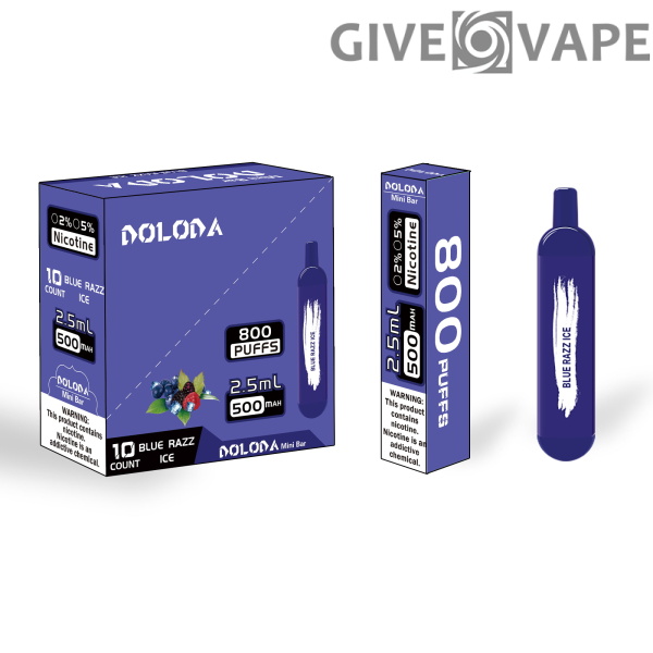 DOLODA Minibar 800 Puffs 2% Nikotin wiederaufladbare Einweg-E-Zigaretten Vape Großhandel – GiveVape – 4
