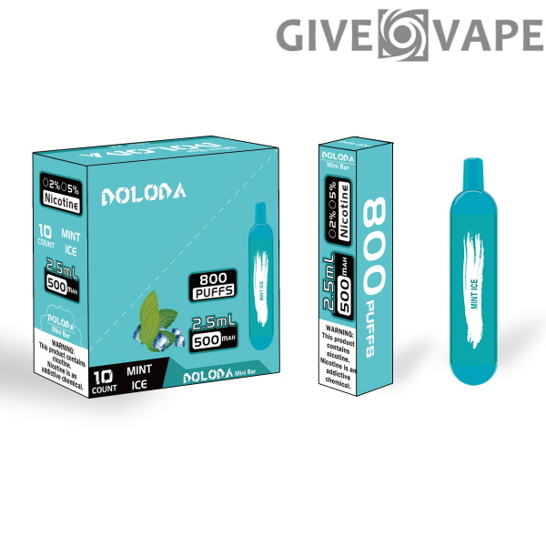 DOLODA Minibar 800 Puffs 2% Nikotin wiederaufladbare Einweg-E-Zigaretten Vape Großhandel – GiveVape – 6