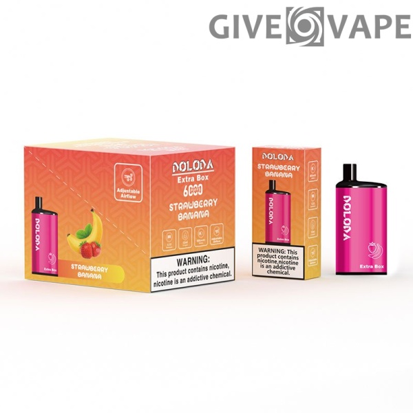 DOLODA Extra Box 6000 Puffs 2% 5% Nikotin wiederaufladbar Einweg-Vape Großhandel – GiveVape – 2