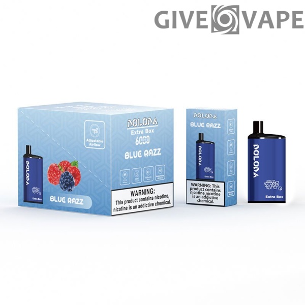 DOLODA Extra Box 6000 Puffs 2% 5% Nikotin wiederaufladbar Einweg-Vape Großhandel – GiveVape – 9