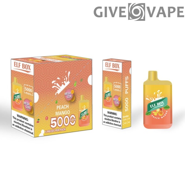 ELF BOX 5000 Puffs 0% 2% 3% 5% Nikotin Einweg-Vape Authentischer E-Zigarettenstift Großhandel - GiveVape - 21
