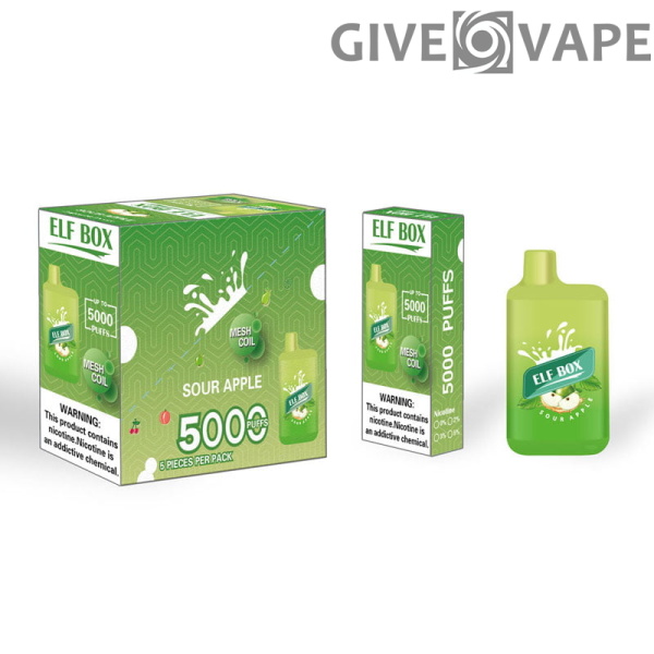 ELF BOX 5000 Puffs 0% 2% 3% 5% Nikotin Einweg-Vape Authentischer E-Zigarettenstift Großhandel - GiveVape - 23