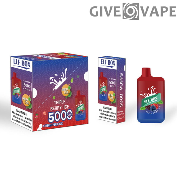 ELF BOX 5000 Puffs 0% 2% 3% 5% Nikotin Einweg-Vape Authentischer E-Zigarettenstift Großhandel - GiveVape - 7