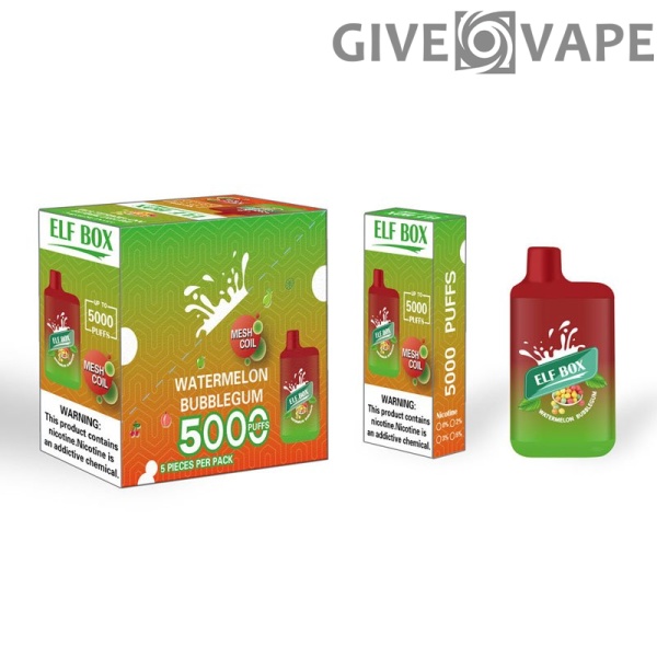 ELF BOX 5000 Puffs 0% 2% 3% 5% Nikotin Einweg-Vape Authentischer E-Zigarettenstift Großhandel - GiveVape - 9