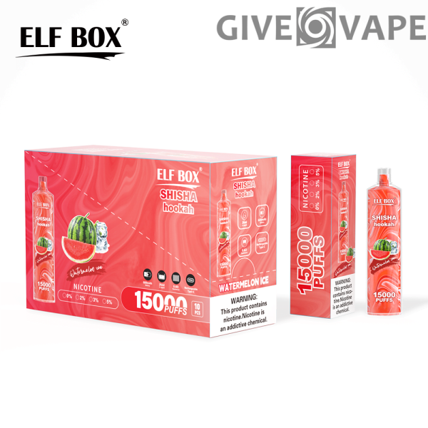 ELF BOX LS15000 Puff Shisha Hookah 0% 2% 5% Nikotin wiederaufladbar Einweg-Vape Großhandel – GiveVape – 5
