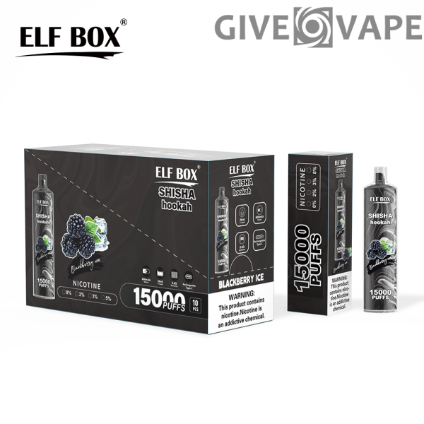 ELF BOX LS15000 Puff Shisha Hookah 0% 2% 5% Nikotin wiederaufladbar Einweg-Vape Großhandel – GiveVape – 9