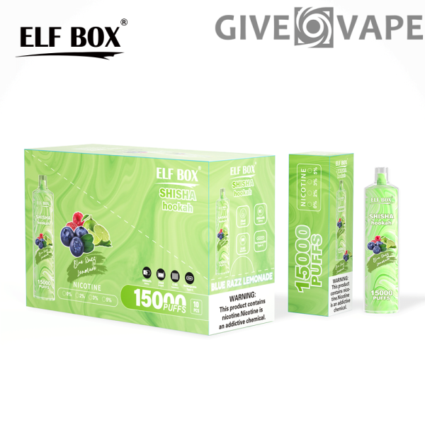 ELF BOX LS15000 Puff Shisha Hookah 0% 2% 5% Nikotin wiederaufladbarer Einweg-Vape Großhandel - GiveVape - 11