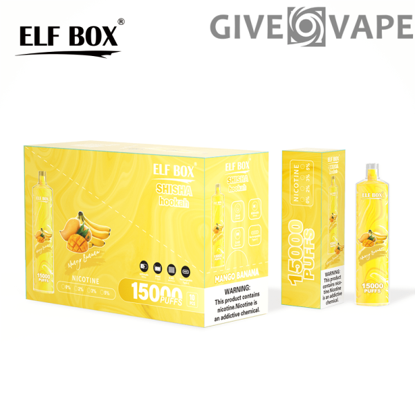 ELF BOX LS15000 Puff Shisha Hookah 0% 2% 5% Nikotin wiederaufladbar Einweg-Vape Großhandel – GiveVape – 12