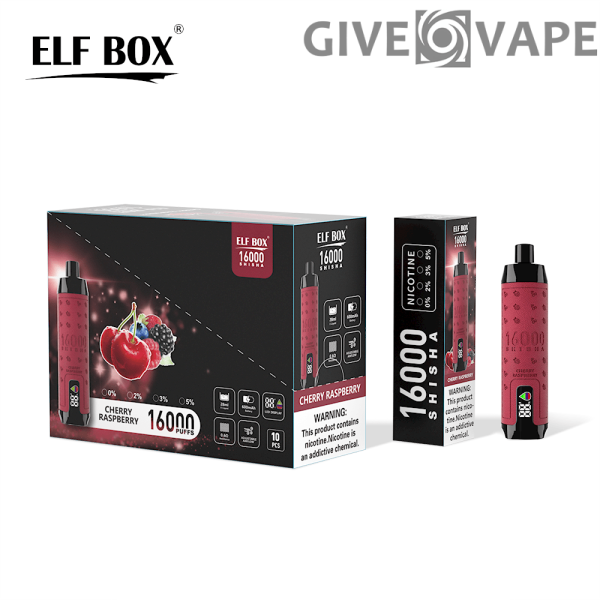 ELF BOX SHISHA 16000 Züge 0%/2%/3%/5% Nikotin wiederaufladbar Einweg-Vape Großhandel – GiveVape – 3