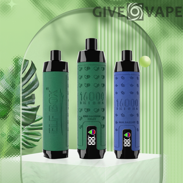 ELF BOX SHISHA 16000 Züge 0%/2%/3%/5% Nikotin wiederaufladbar Einweg-Vape Großhandel - GiveVape - 1