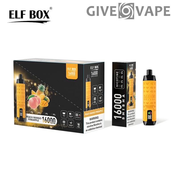 ELF BOX SHISHA 16000 Züge 0%/2%/3%/5% Nikotin wiederaufladbar Einweg-Vape Großhandel – GiveVape – 13