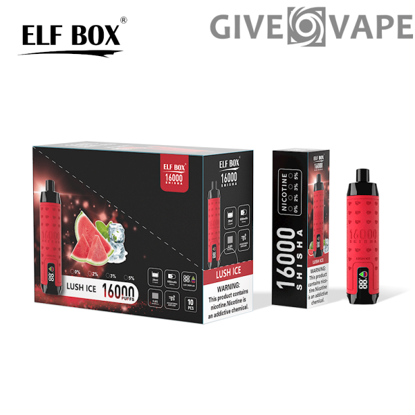 ELF BOX SHISHA 16000 Züge 0%/2%/3%/5% Nikotin wiederaufladbar Einweg-Vape Großhandel – GiveVape – 14