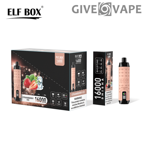 ELF BOX SHISHA 16000 Züge 0%/2%/3%/5% Nikotin wiederaufladbar Einweg-Vape Großhandel – GiveVape – 4