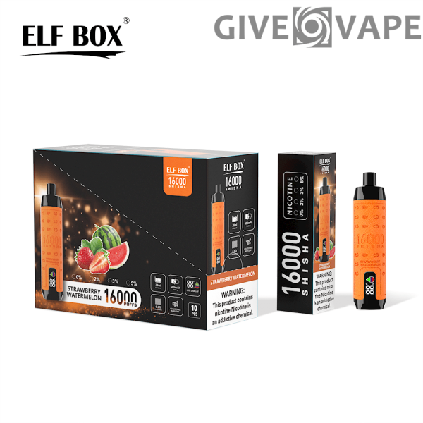 ELF BOX SHISHA 16000 Züge 0%/2%/3%/5% Nikotin wiederaufladbar Einweg-Vape Großhandel – GiveVape – 5