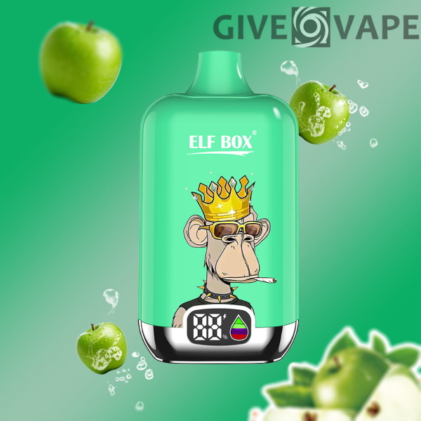ELF-Box digital 12000 Züge 0% 2% 3% 5% Nikotin-LED-Anzeige Einweg-Vape-Großhandel - GiveVape - 10