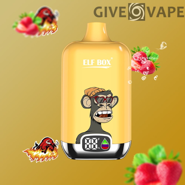 ELF-Box digital 12000 Züge 0% 2% 3% 5% Nikotin-LED-Anzeige Einweg-Vape-Großhandel - GiveVape - 6