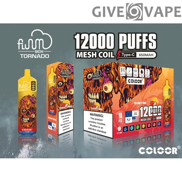 FLUUM BOX 12000 Puffs 0% 2% 3% 5% Nikotin wiederaufladbare Einweg-Vape-Pen-Pods E-Zigaretten-Großhandel – GiveVape – 8