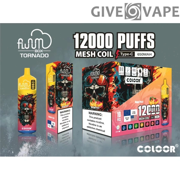 FLUUM BOX 12000 Puffs 0% 2% 3% 5% Nikotin wiederaufladbare Einweg-Vape-Pen-Pods E-Zigaretten-Großhandel – GiveVape – 6