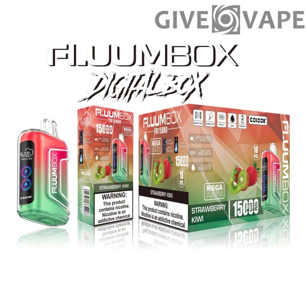 FluuM Digital Box TN 15000 Puffs 0% 2% 3% 5% Nikotin wiederaufladbare Einweg-Vape-Pen-Pods E-Zigaretten-Großhandel – GiveVape – 6
