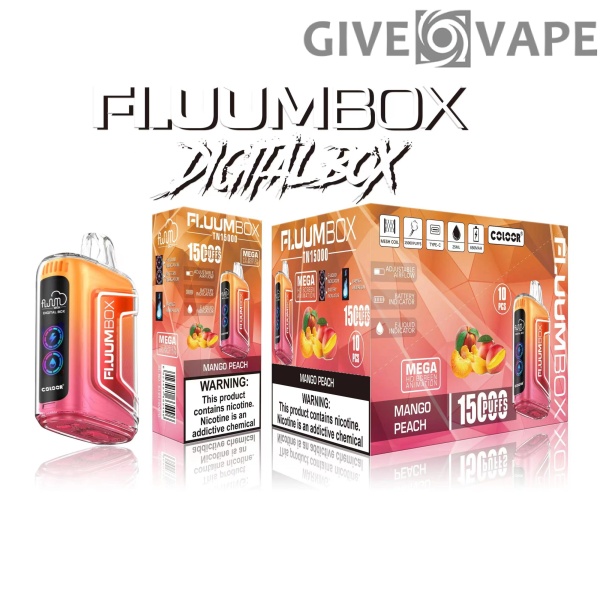 FluuM Digital Box TN 15000 Puffs 0% 2% 3% 5% Nikotin wiederaufladbare Einweg-Vape-Pen-Pods E-Zigaretten-Großhandel – GiveVape – 13