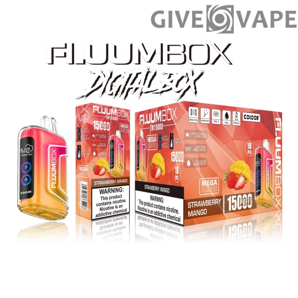 FluuM Digital Box TN 15000 Puffs 0% 2% 3% 5% Nikotin wiederaufladbare Einweg-Vape-Pen-Pods E-Zigaretten-Großhandel – GiveVape – 11
