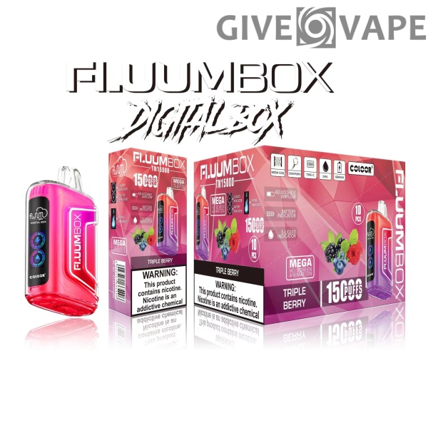 FluuM Digital Box TN 15000 Puffs 0% 2% 3% 5% Nikotin wiederaufladbare Einweg-Vape-Pen-Pods E-Zigaretten-Großhandel – GiveVape – 9
