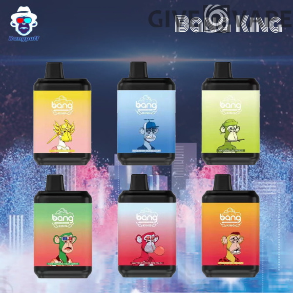 Bang King 8000 Puffs 0% 2% 3% 5% Nikotin Einweg-Vape Großhandel - GiveVape - 1