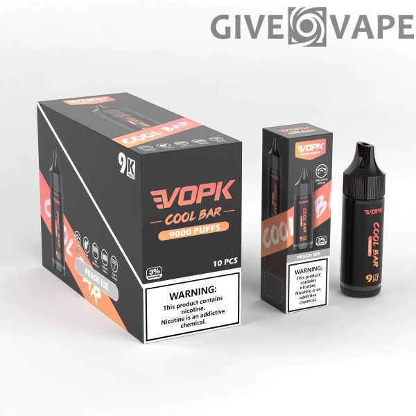 VOPK COOL BAR-9000 PUFFS 0% 2% 3% 5% Nikotin Einweg-Vape Großhandel - GiveVape - 9