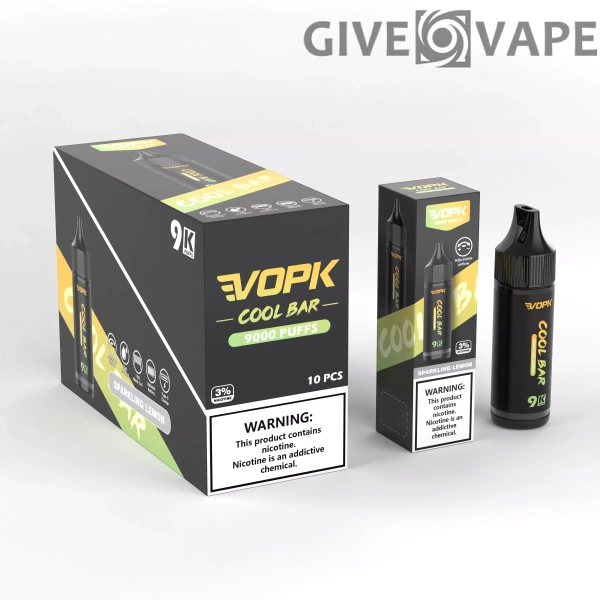 VOPK COOL BAR-9000 PUFFS 0% 2% 3% 5% Nikotin Einweg-Vape Großhandel - GiveVape - 2