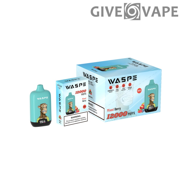 WASPE 12000 PUFFS Digital Box 0% 2% 3% 5% Nikotin Einweg-Vape Großhandel - GiveVape - 6