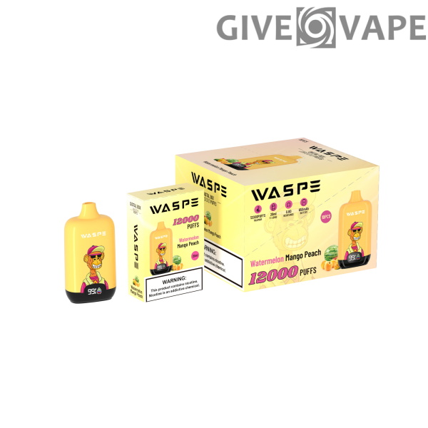 WASPE 12000 PUFFS Digital Box 0% 2% 3% 5% Nikotin Einweg-Vape Großhandel - GiveVape - 11