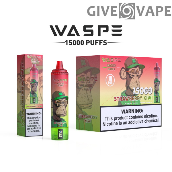 WASPE 15000 PUFFS 0% 2% 3% 5% Nikotin Einweg-Vape Großhandel - GiveVape - 11