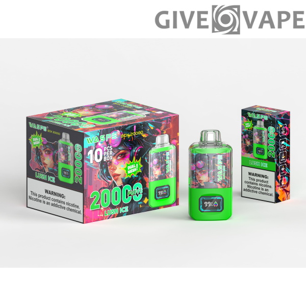 WASPE 20000 PUFFS Dual Mesh Box 0% 2% 3% 5% Nikotin Einweg-Vape Großhandel - GiveVape - 13