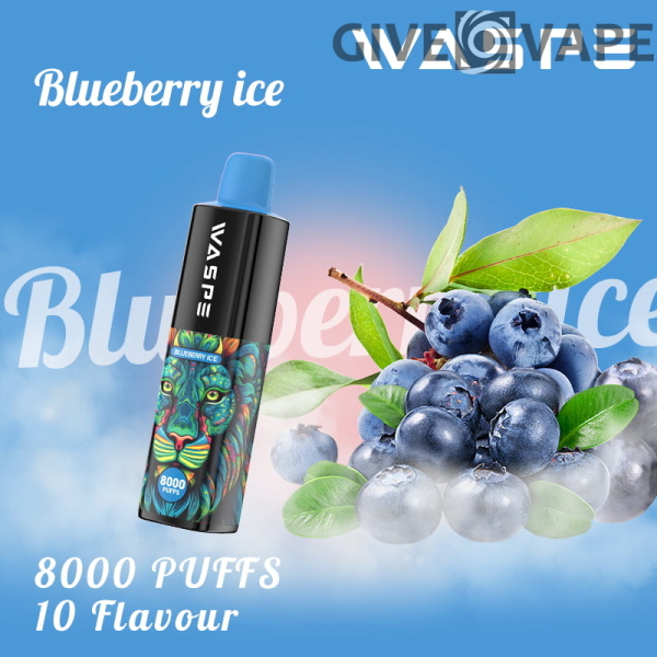 WASPE 8000 PUFFS 0% 2% 3% 5% Nikotinový jednorázový vape velkoobchod – GiveVape – 3