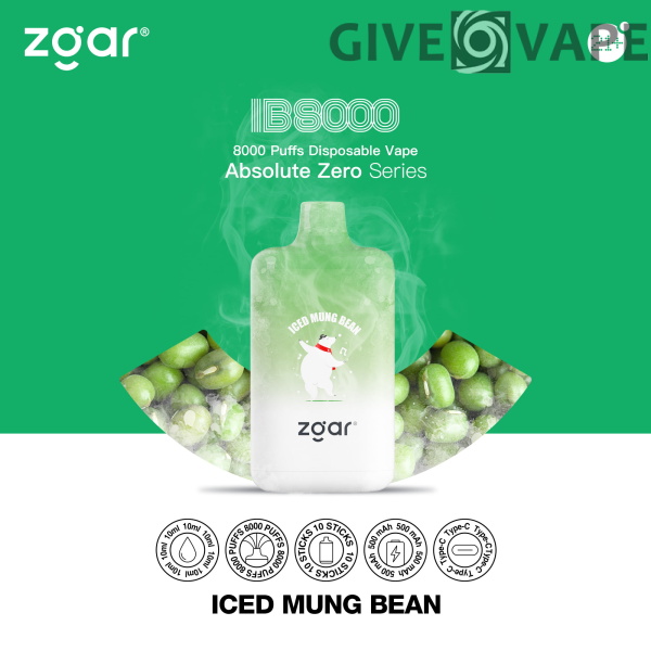 ZGAR ICE BOX 8000 Puffs 2% Nikotin wiederaufladbar Einweg-Vape Großhandel – GiveVape – 9