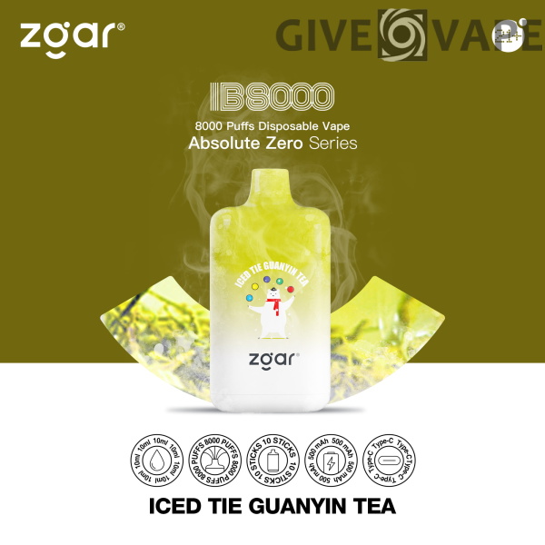 ZGAR ICE BOX 8000 Puffs 2% Nikotin wiederaufladbar Einweg-Vape Großhandel – GiveVape – 10