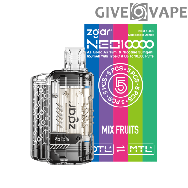 ZGAR NEO 10000 Puffs 3% wiederaufladbarer Nikotin-Einweg-Vape-Großhandel – GiveVape – 5