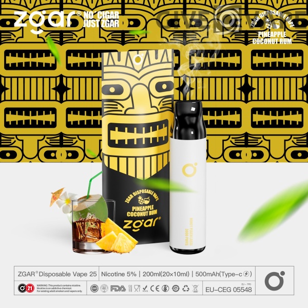 ZGAR ZG25 3000 Puffs 5% Nikotinový dobíjecí jednorázový stojan Velkoobchod – GiveVape – 5