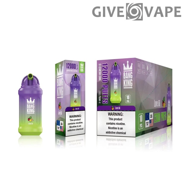 Bang King 12000 Puffs 0% 2% 3% 5% Nikotin wiederaufladbarer Einweg-Vape-Großhandel - GiveVape - 12
