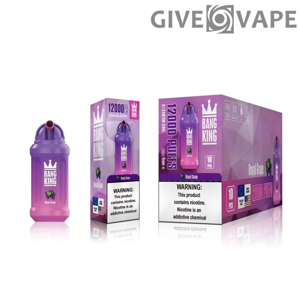 Bang King 12000 Puffs 0% 2% 3% 5% Nikotin wiederaufladbarer Einweg-Vape Großhandel - GiveVape - 11