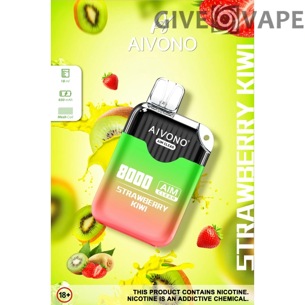 AIVONO AIM CLEAR 8000 Puffs 0% 2% 5% Nikotinarm, wiederaufladbar, Einweg-Vapes, Pen, Großpackung, Großhandel kaufen – GiveVape – 5