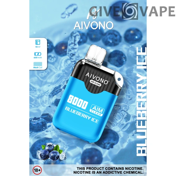 AIVONO AIM CLEAR 8000 Puffs 0% 2% 5% Nikotinarm, wiederaufladbar, Einweg-Vapes-Stift, Großpackung, Großhandel kaufen – GiveVape – 11