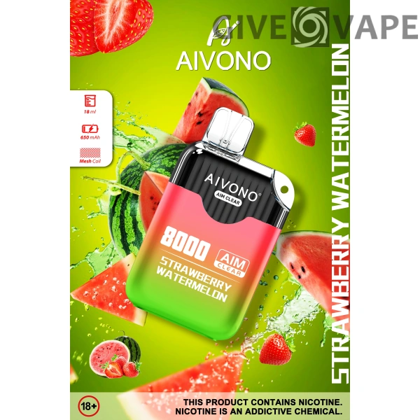 AIVONO AIM CLEAR 8000 Puffs 0% 2% 5% Nikotinarm, wiederaufladbar, Einweg-Vapes-Stift, Großpackung, Großhandel kaufen – GiveVape – 3