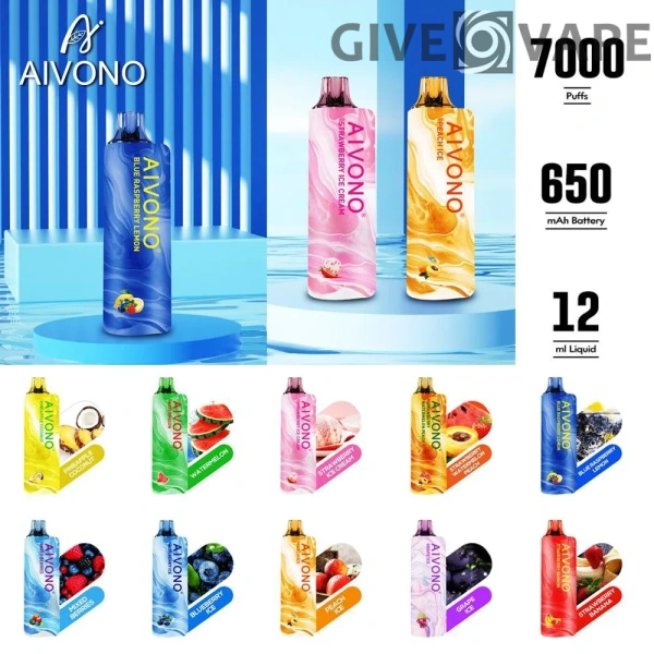 AIVONO AIM GUN 7000 Puffs 0% 2% 3% 5% Nikotinarm, wiederaufladbar, Einweg-Vapes, Pen, Großpackung, Großhandel kaufen – GiveVape – 1