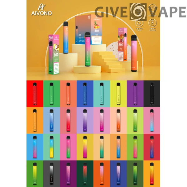 AIVONO AIM PLUS 800 Puffs 0% 2% 5% Nikotinarm, wiederaufladbar, Einweg-Vapes, Pen, Großpackung, Großhandel kaufen – GiveVape – 17