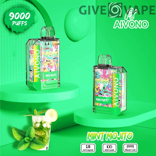 AIVONO AIM XXL 9000 Puffs 0% 2% 3% 5% Nikotinarm, wiederaufladbar, Einweg-Vapes, Pen, Großpackung, Großhandel kaufen – GiveVape – 5