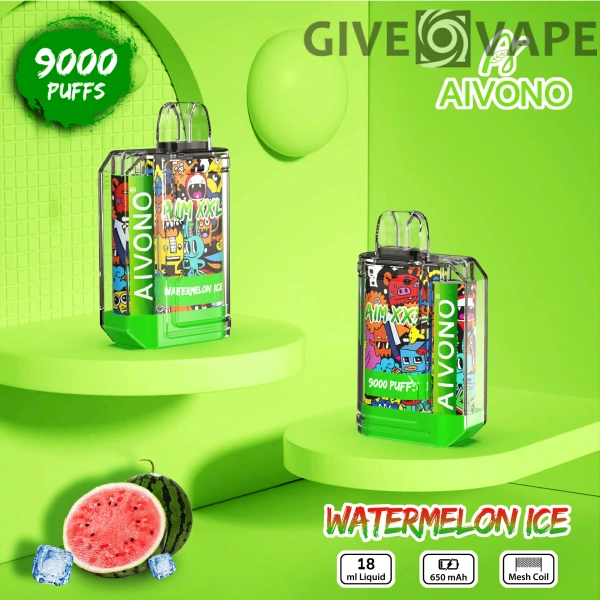 AIVONO AIM XXL 9000 Puffs 0% 2% 3% 5% Nikotinarm, wiederaufladbar, Einweg-Vapes, Pen, Großpackung, Großhandel kaufen – GiveVape – 2