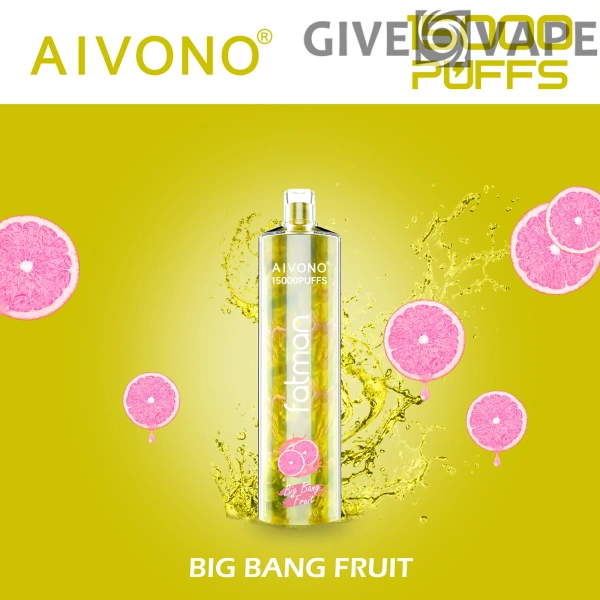AIVONO FATMAN 15000 Puffs 0% 2% 3% 5% Nikotinarm, wiederaufladbar, Einweg-Vapes, Pen, Großpackung, Großhandel kaufen – GiveVape – 4