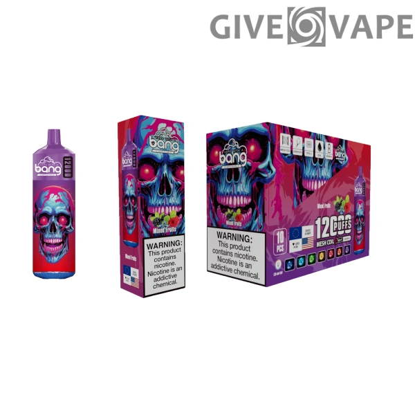 Bang 12000 Puffs 0% 2% 3% 5% Dobíjecí jednorázové vapes Pen s nízkým obsahem nikotinu Hromadně Koupit velkoobchod – GiveVape – 8